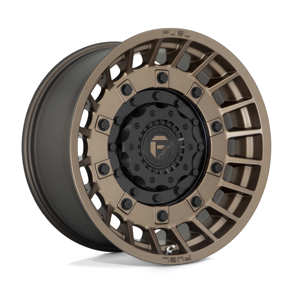 Fuel 1Pc D725 Militia 20X10 -18 Matte Bronze & Black