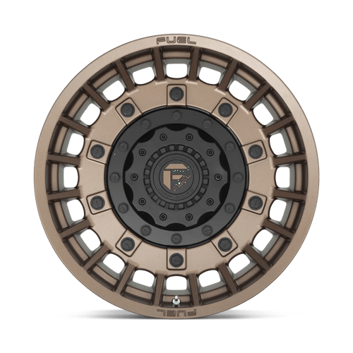 Fuel 1Pc D725 Militia 17X9 +1 Matte Bronze & Black