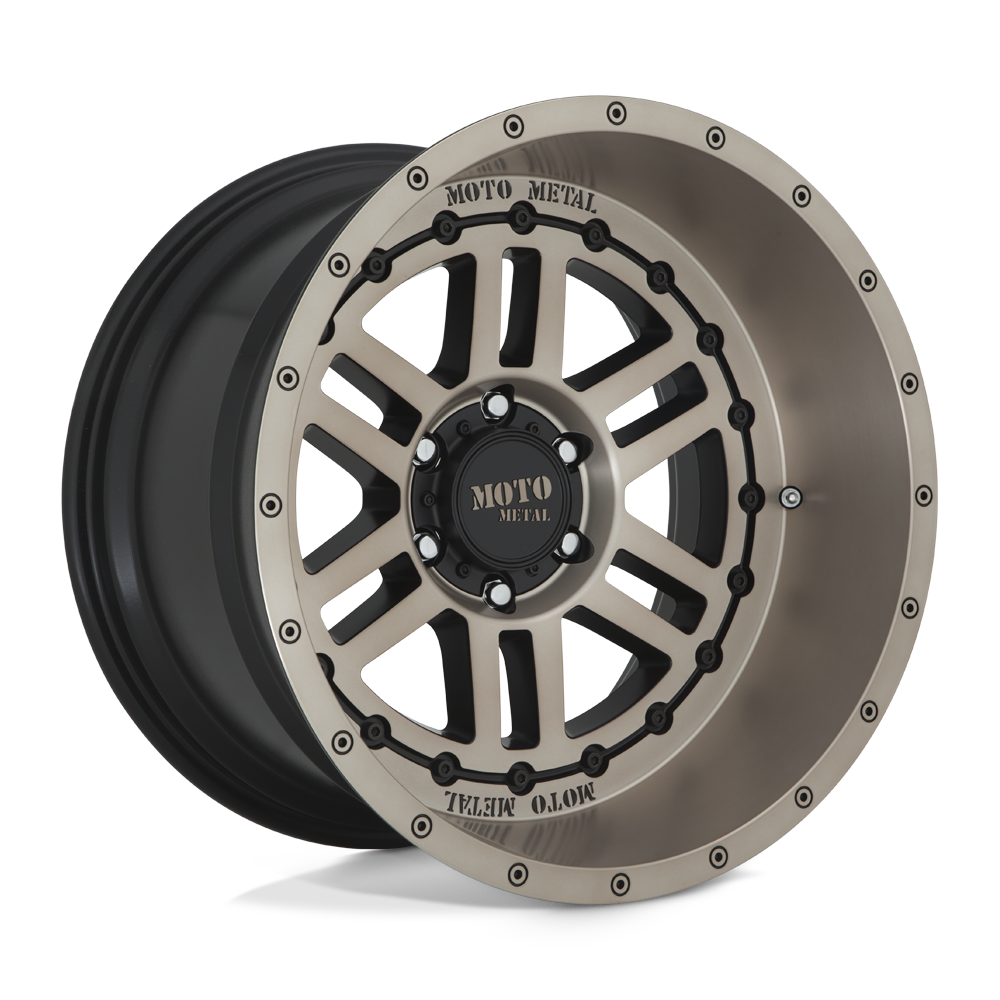 Moto Metal Mo800 Deep Six 20X10 -18 Satin Black W/ Bronze Tint
