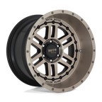 Moto Metal Mo800 Deep Six 20X12 -44 Satin Black W/ Bronze Tint