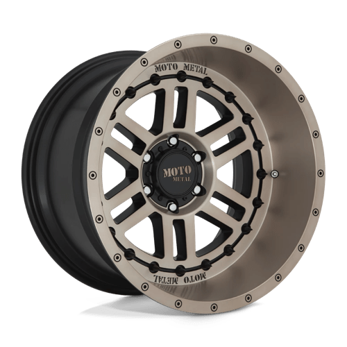 Moto Metal Mo800 Deep Six 20X12 -44 Satin Black W/ Bronze Tint