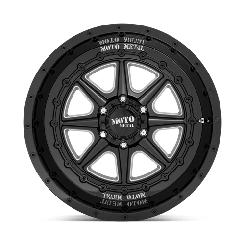 Moto Metal Mo801 Phantom 20X10 -18 Gloss Black Milled