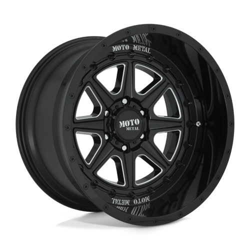 Moto Metal Mo801 Phantom 20X10 -18 Gloss Black W/ Gray Tint