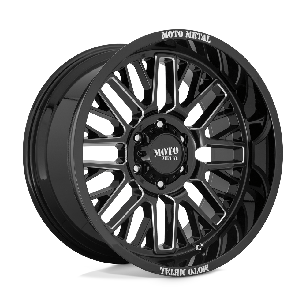 Moto Metal Mo802 Warlock 20X10 -18 Gloss Black Milled
