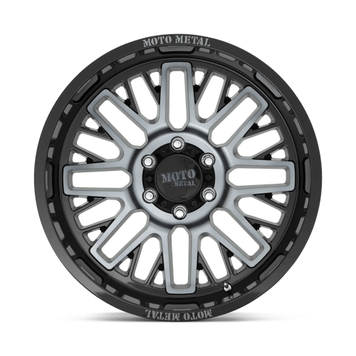 Moto Metal Mo802 Warlock 20X9 +18 Gloss Black Mach W/ Gray Tint
