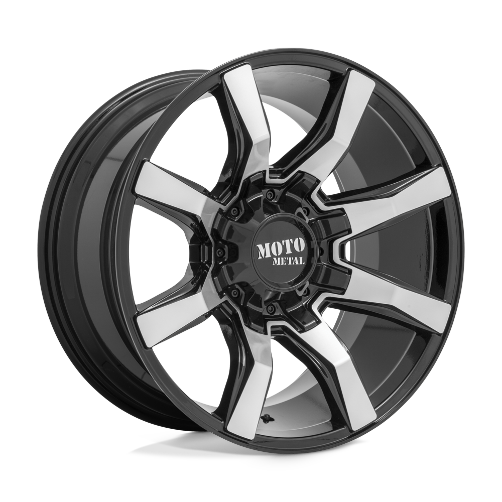 Moto Metal Mo804 Spider 22X10 -18 Gloss Black Machined