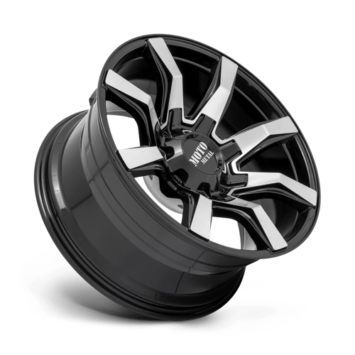 Moto Metal Mo804 Spider 22X12 -44 Gloss Black Machined