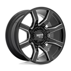 Moto Metal Mo804 Spider 22X12 -44 Gloss Black Milled