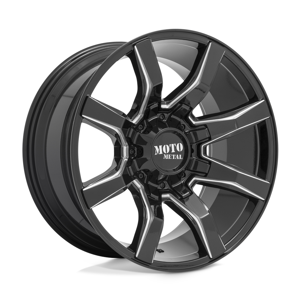 Moto Metal Mo804 Spider 20X10 -18 Gloss Black Milled