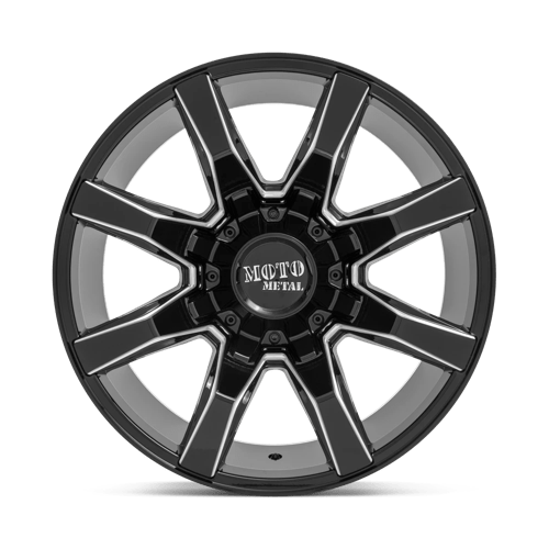 Moto Metal Mo804 Spider 20X10 -18 Gloss Black Milled