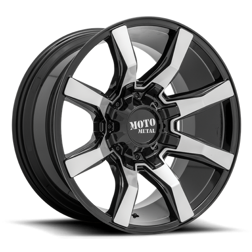 Moto Metal Mo804 Spider 20X10 -18 Gloss Black Machined