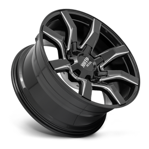 Moto Metal Mo804 Spider 20X9 +18 Gloss Black Milled