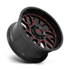 Moto Metal Mo805 20X10 -18 Gloss Black Milled W/ Red Tint
