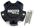 Moto Metal Cap  Matte Black 5 Lug