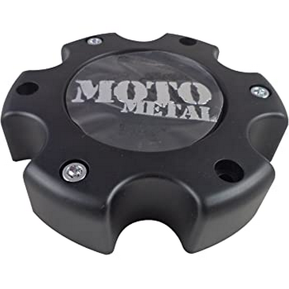 Moto Metal Cap  Matte Black 6 Lug