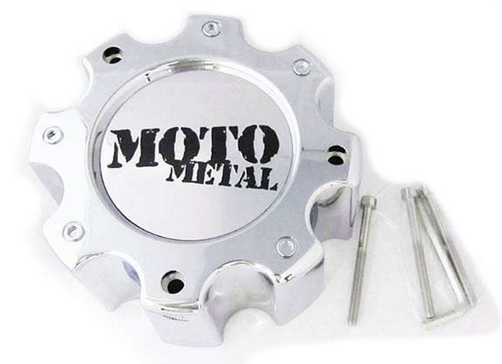 Moto Metal Cap 8 Lug - Chrome