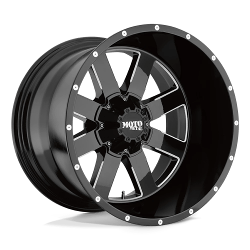 Moto Metal Mo962 20X9 +0 Gloss Black Milled