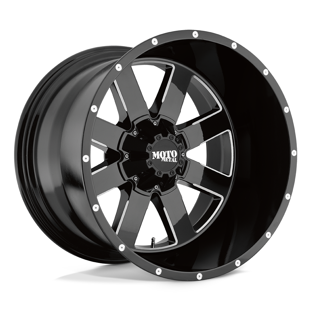 Moto Metal Mo962 17X10 -24 Gloss Black Milled