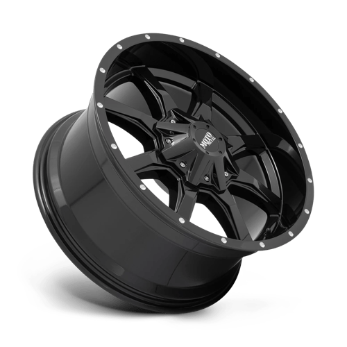 Moto Metal Mo970 16X8 +0 Gloss Black W/ Spot Milled Lip