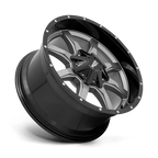 Moto Metal Mo970 20X9 +0 Gloss Gray Center W/ G-Blk Lip