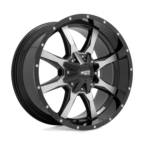 Moto Metal Mo970 20X10 -18 Gloss Black W/ Machined Face