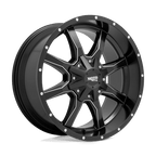 Moto Metal Mo970 17X9 -12 Semi Gloss Black Milled