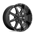 Moto Metal MO970 18x9 +18 SEMI GLOSS BLACK MILLED