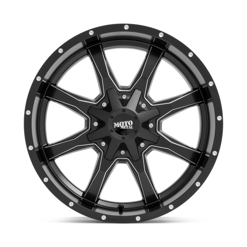 Moto Metal Mo970 20X9 +18 Semi Gloss Black Milled