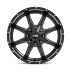 Moto Metal Mo970 17X9 -12 Semi Gloss Black Milled