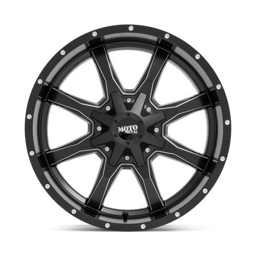 Moto Metal Mo970 20X10 -24 Semi Gloss Black Milled