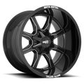 Moto Metal Mo970 20X10 -18 Gloss Black Mill Moto Metal Lp