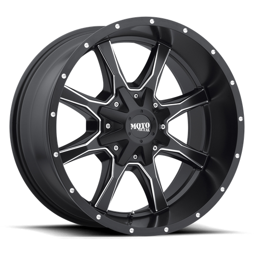 Moto Metal Mo970 20X9 +18 Semi Gloss Black Milled