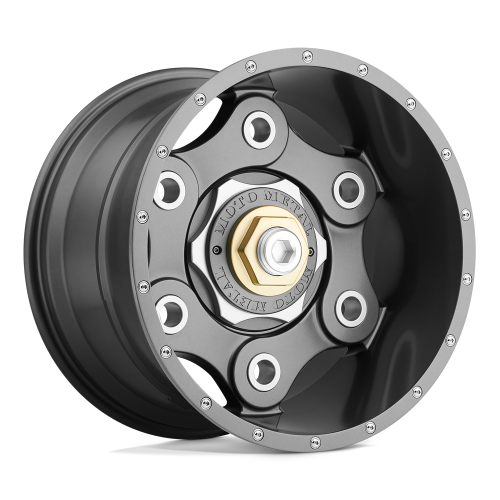 Moto Metal Mo977 Link 17X9 +18 Gun Metal