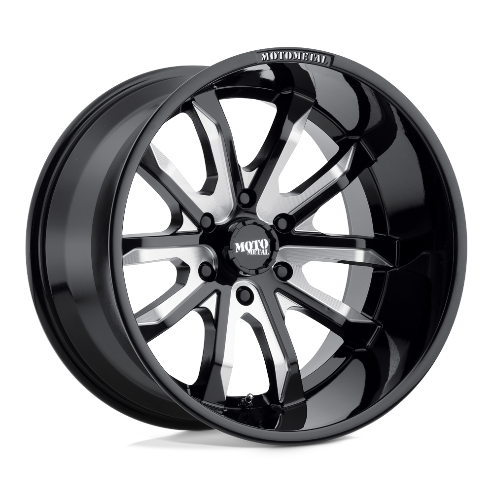 Moto Metal Mo983 Dagger 20X9 +18 Gloss Black Milled