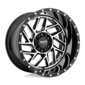 Moto Metal Mo985 Breakout 20X12 -44 Gloss Black Machined