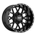 Moto Metal Mo986 Siege 24X14 -76 Gloss Black