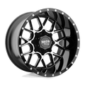 Moto Metal Mo986 Siege 22X10 +12 Gloss Black Machined