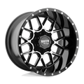 Moto Metal Mo986 Siege 20X9 +18 Gloss Black Machined