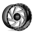 Moto Metal Mo989 Change Up 20X12 -44 Gloss Black Mill Brush Inserts