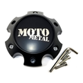Moto Metal Cap S-Black 6X5.5