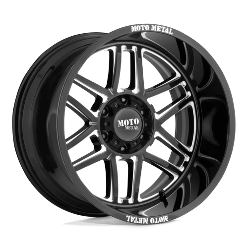 Moto Metal Mo992 Folsom 20X12 -44 Gloss Black Milled
