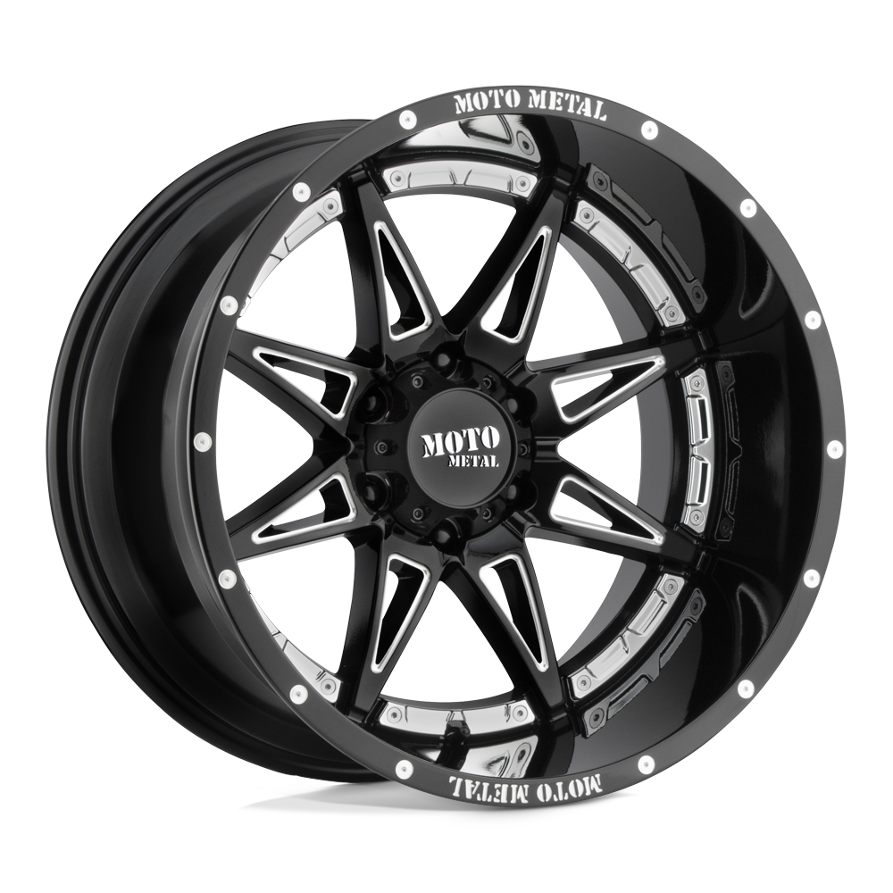 Moto Metal Mo993 Hydra 18X8.5 +18 Gloss Black Milled