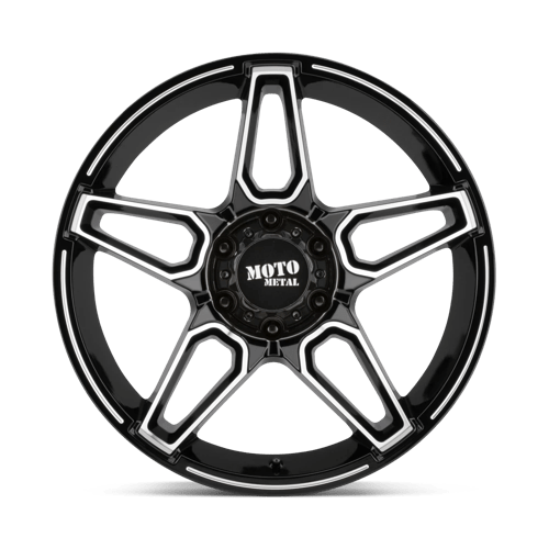 Moto Metal MO994 FANG 20x12 +-44 GLOSS BLACK MACHINED