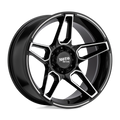 Moto Metal MO994 FANG 20x12 +-44 GLOSS BLACK MACHINED