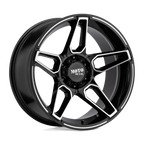 Moto Metal MO994 FANG 20x12 +-44 GLOSS BLACK MACHINED