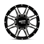 Moto Metal Mo995 20X8.25 +127 Gloss Black Machined