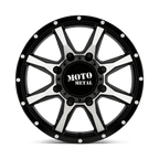 Moto Metal Mo995 20X8.25 +127 Gloss Black Machined