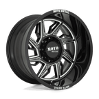 Moto Metal Mo997 Hurricane 20X10 -18 Gloss Black Milled - Left