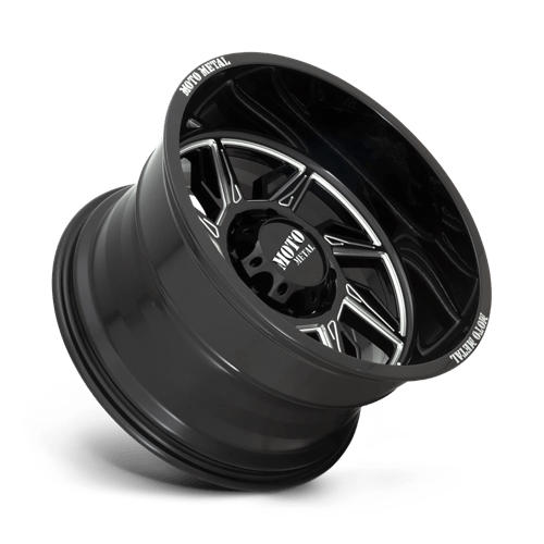 Moto Metal Mo997 Hurricane 20X10 -18 Gloss Black Milled - Left