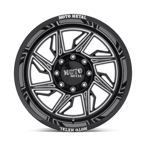 Moto Metal Mo997 Hurricane 20X10 -18 Gloss Black Milled - Left